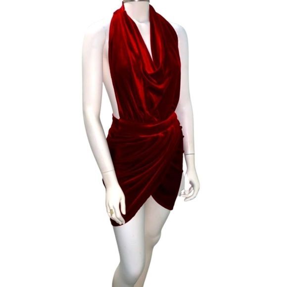 Dresses & Skirts - Burgundy/ Red Velvet Dress